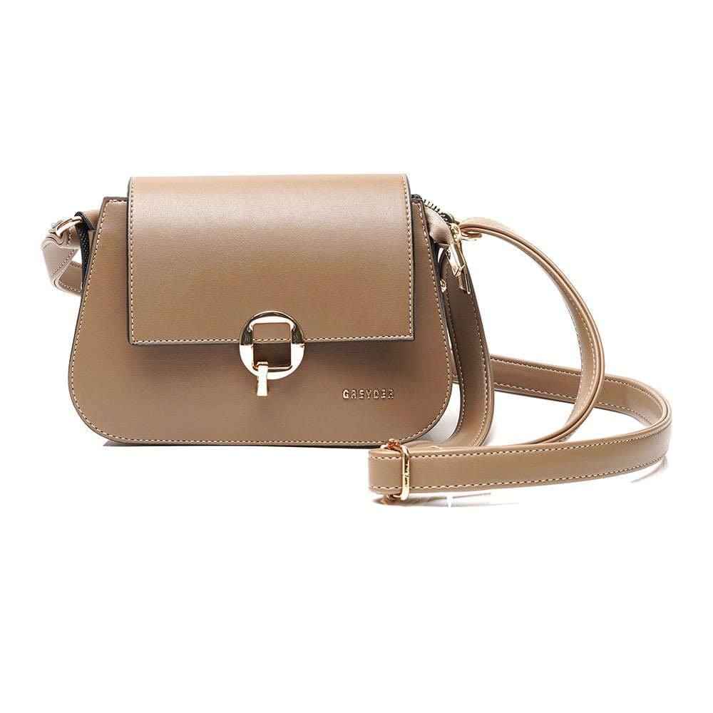 Greyder Small Hand Bag In Dark Beige – Rodeo In