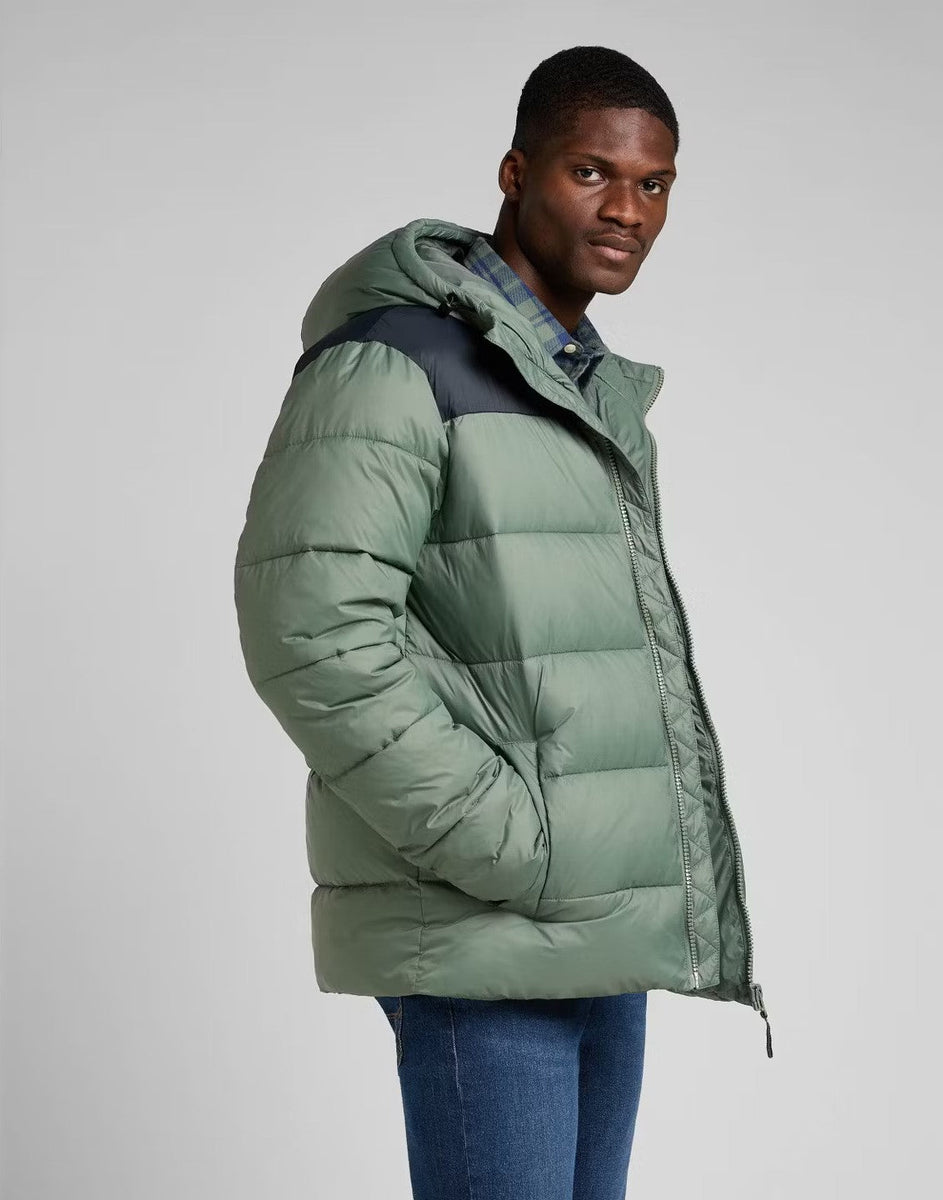 Lee Men's Puffer Jacket in Fort Green – Rodeo In